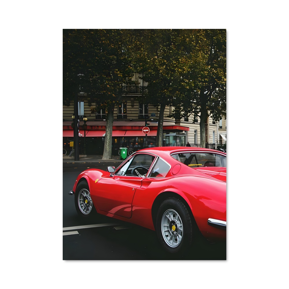 Poster Ferrari Rouge 246 GT